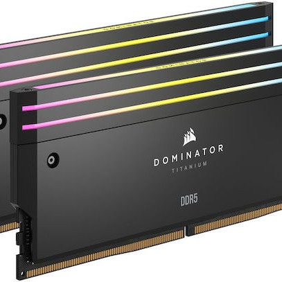 Corsair Dominator Titanium RGB DDR5 48GB RAM με 2x24GB Modules και Ταχύτητα 7200 για Desktop