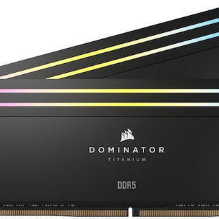 Corsair Dominator Titanium RGB DDR5 48GB RAM με 2x24GB Modules και Ταχύτητα 7200 για Desktop