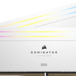 Corsair Dominator Titanium RGB DDR5 48GB RAM με 2x24GB Modules και Ταχύτητα 7200 για Desktop