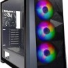 Xilence X712.RGB Gaming Midi Tower Κουτί Υπολογιστή με Πλαϊνό Παράθυρο Μαύρο