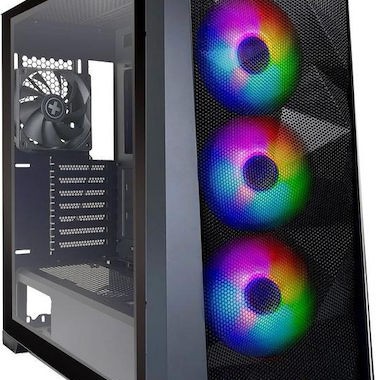 Xilence X712.RGB Gaming Midi Tower Κουτί Υπολογιστή με Πλαϊνό Παράθυρο Μαύρο