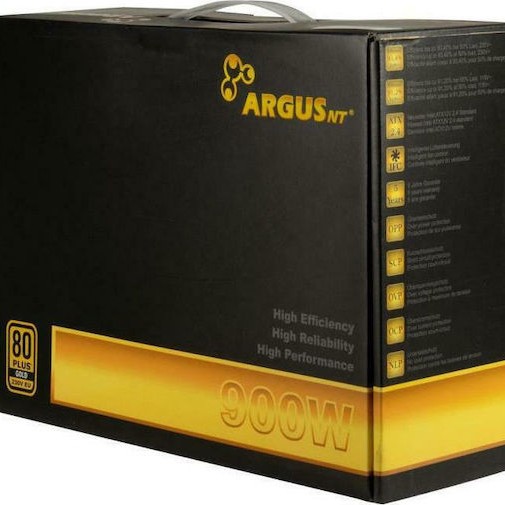 Inter-Tech GPS-900 900W Μαύρο Τροφοδοτικό Υπολογιστή Full Wired 80 Plus Gold