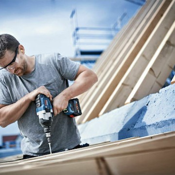 Bosch GDS 18V-1050 H Μπουλονόκλειδο Μπαταρίας 18V Solo με Υποδοχή 3/4