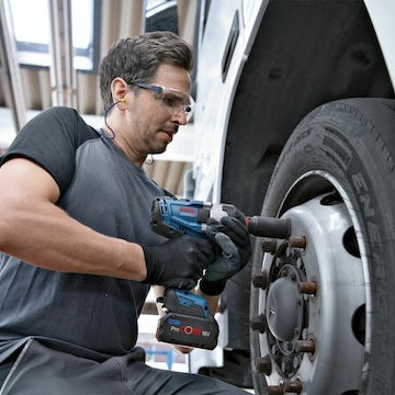 Bosch GDS 18V-1050 H Μπουλονόκλειδο Μπαταρίας 18V Solo με Υποδοχή 3/4