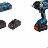 Bosch GDS 18V-1050 H Μπουλονόκλειδο Μπαταρίας 18V 2x8Ah με Υποδοχή 3/4