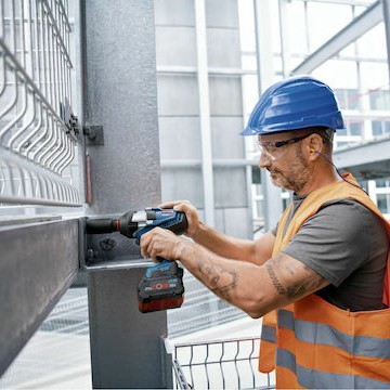 Bosch GDS 18V-1050 H Μπουλονόκλειδο Μπαταρίας 18V 2x8Ah με Υποδοχή 3/4