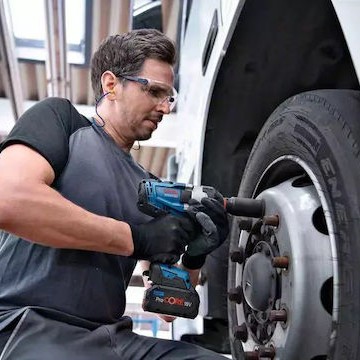 Bosch GDS 18V-1000 Μπουλονόκλειδο Μπαταρίας 18V Solo με Υποδοχή 1/2