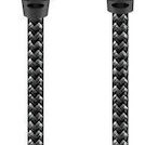 Goobay Braided USB-A to Lightning Cable 60W Γκρι 0.5m (49267)