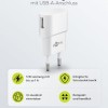 Goobay Φορτιστής Χωρίς Καλώδιο με Θύρα USB-A 5W Λευκός (44948)