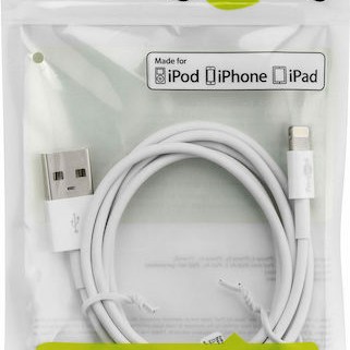 Goobay USB to Lightning Cable Μαύρο 1m (63523)