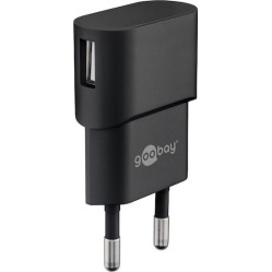 Goobay Φορτιστής Χωρίς Καλώδιο με Θύρα USB-A 5W Μαύρος (44947)