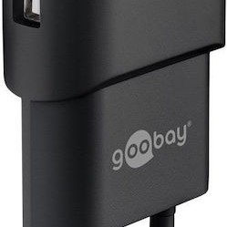 Goobay Φορτιστής Χωρίς Καλώδιο με Θύρα USB-A 5W Μαύρος (44947)
