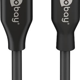 Goobay USB 2.0 Cable USB-C male - Lightning Μαύρο 1m (39445)