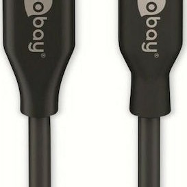 Goobay USB 2.0 Cable USB-C male - Lightning Μαύρο 1m (39445)