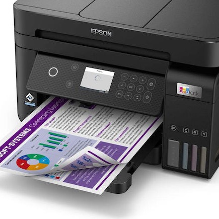 Epson EcoTank ET-3850 Έγχρωμο Πολυμηχάνημα Inkjet με WiFi και Mobile Print