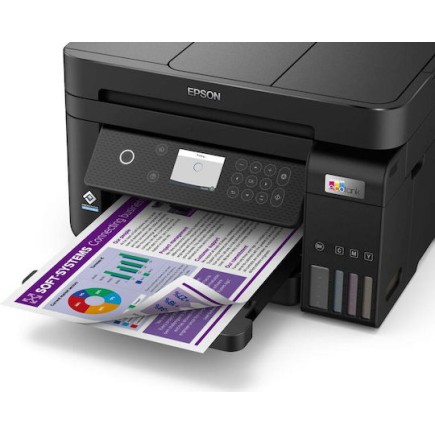 Epson EcoTank ET-3850 Έγχρωμο Πολυμηχάνημα Inkjet με WiFi και Mobile Print