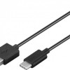 Goobay USB 2.0 Cable USB-C male - USB-A 15W Μαύρο 1m (45735)