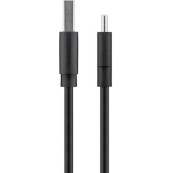 Goobay USB 2.0 Cable USB-C male - USB-A 15W Μαύρο 1m (45735)