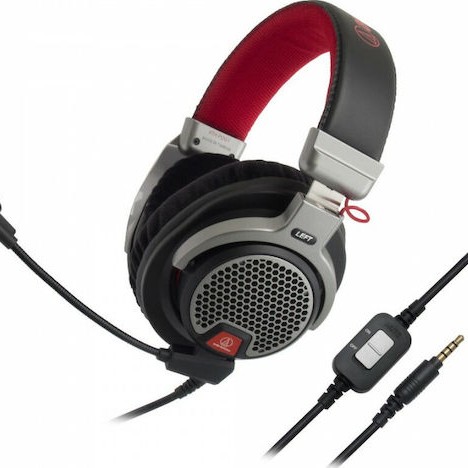 Audio Technica ATH-PDG1a Over Ear Gaming Headset με σύνδεση 3.5mm Κόκκινο