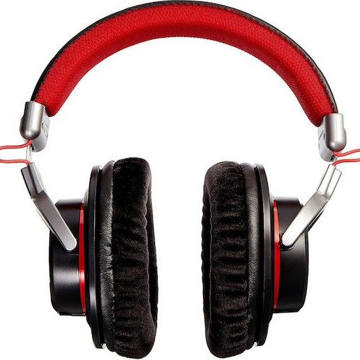 Audio Technica ATH-PDG1a Over Ear Gaming Headset με σύνδεση 3.5mm Κόκκινο