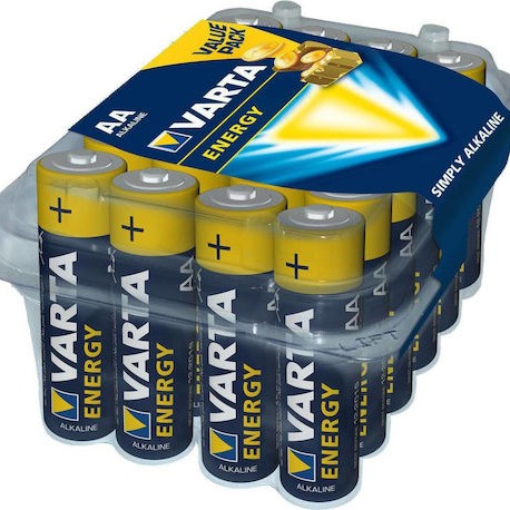 Varta Energy Αλκαλικές Μπαταρίες AA 1.5V 24τμχ