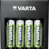 Varta LCD Plug Charger+ 4 Μπαταριών Ni-MH Μεγέθους AA/AAA/9V Σετ με 4x AA 2100mAh