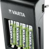 Varta LCD Plug Charger+ 4 Μπαταριών Ni-MH Μεγέθους AA/AAA/9V Σετ με 4x AA 2100mAh