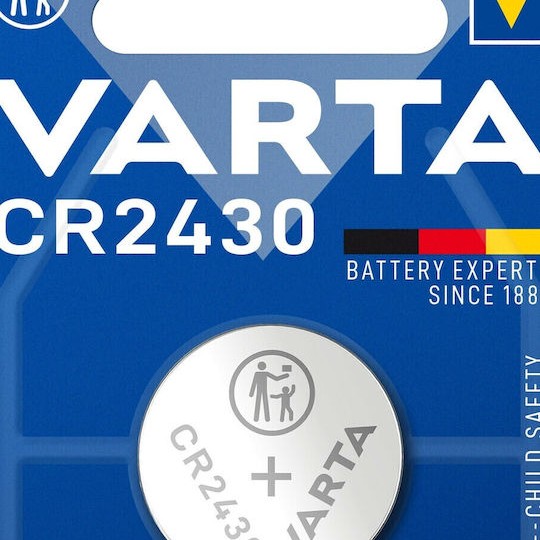 Varta Μπαταρία Λιθίου Ρολογιών CR2430 3V 1τμχ