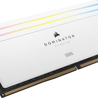 Corsair Dominator Titanium DDR5 64GB RAM με 2x32GB Modules και Ταχύτητα 6600 για Desktop