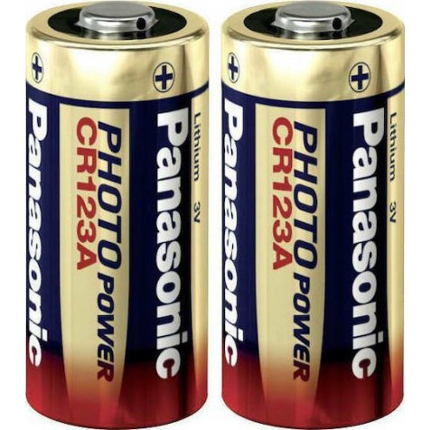 Panasonic Photo Power Μπαταρίες Λιθίου CR123 3V 2τμχ