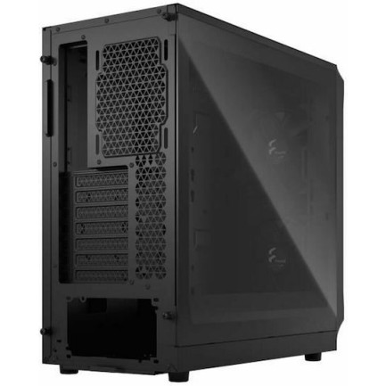 Fractal Design Focus 2 Midi Tower Κουτί Υπολογιστή με Πλαϊνό Παράθυρο Black TG