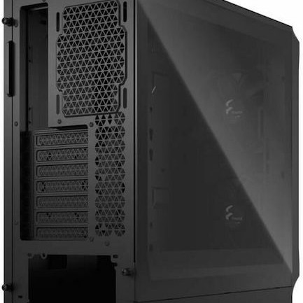Fractal Design Focus 2 Midi Tower Κουτί Υπολογιστή με Πλαϊνό Παράθυρο Black TG