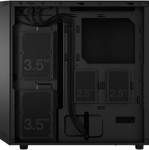Fractal Design Focus 2 Midi Tower Κουτί Υπολογιστή με Πλαϊνό Παράθυρο Black TG