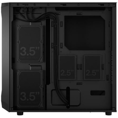 Fractal Design Focus 2 Midi Tower Κουτί Υπολογιστή με Πλαϊνό Παράθυρο Black TG
