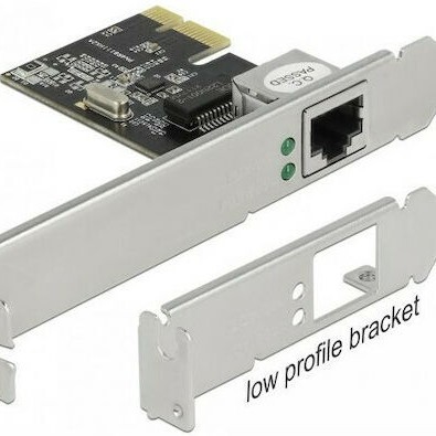 DeLock Ενσύρματη Κάρτα Δικτύου Gigabit (1Gbps) Ethernet PCI