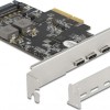 DeLock Κάρτα PCIe σε 4 θύρες Type-C