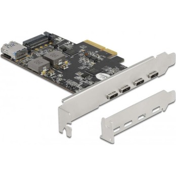 DeLock Κάρτα PCIe σε 4 θύρες Type-C