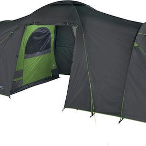 High Peak Como 6.0 Σκηνή Camping Τούνελ Μαύρη με Διπλό Πανί 4 Εποχών για 6 Άτομα 540x230x160εκ.