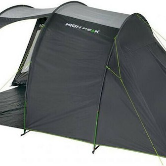 High Peak Ancona 5.0 Σκηνή Camping Τούνελ Γκρι με Διπλό Πανί 4 Εποχών για 5 Άτομα 300x210x185εκ.