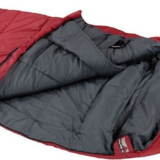 High Peak Sleeping Bag Μονό 2 Εποχών Redwood Black