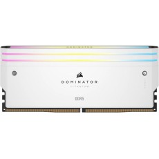 Corsair Dominator Titanium RGB XMP White DDR5 64GB RAM με 2x32GB Modules και Ταχύτητα 6400 για Desktop