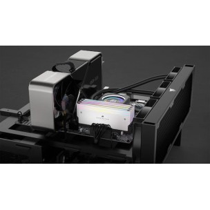 Corsair Dominator Titanium RGB XMP White DDR5 64GB RAM με 2x32GB Modules και Ταχύτητα 6400 για Desktop