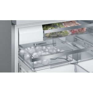 Bosch Ψυγείο Ντουλάπα 573lt Total NoFrost Υ183xΠ90.5xΒ70.6εκ. Inox KFF96PIEP