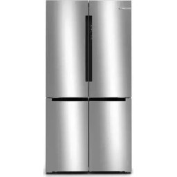 Bosch Ψυγείο Ντουλάπα 605lt Total NoFrost Υ183xΠ91xΒ73.1εκ. Brushed Steel Anti-Fingerprint KFN96VPEA