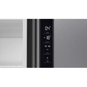 Bosch Ψυγείο Ντουλάπα 605lt Total NoFrost Υ183xΠ91xΒ73.1εκ. Brushed Steel Anti-Fingerprint KFN96VPEA