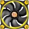 Thermaltake Riing 14 LED Yellow Case Fan 140mm με Κίτρινο Φωτισμό και Σύνδεση 3-Pin