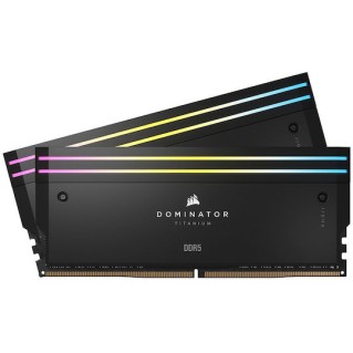 Corsair Dominator Titanium RGB XMP DDR5 32GB RAM με 2x16GB Modules και Ταχύτητα 6400 για Desktop
