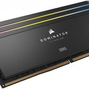 Corsair Dominator Titanium RGB XMP DDR5 32GB RAM με 2x16GB Modules και Ταχύτητα 6400 για Desktop