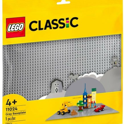 Lego Classic Gray Baseplate για 4+ Ετών