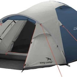 Easy Camp Quasar 300 Σκηνή Camping Igloo Γκρι 3 Εποχών για 3 Άτομα 210x160x110εκ. Steel Blue
